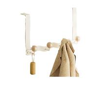 ULIJTH Space Saving Over Door Hanger Easy Installation for Organizing Clothes Accessories Iron Door Hook for Heavy Coat