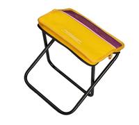 ULIJTH Space Saving Pliable Backpacking Stool Aluminum Alloy Thin Transportable For Outdoor Tasks Backpacking Excursions Bending Stool