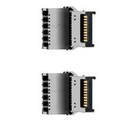 ULIJTH Space Saving Right Angled USB 3.2 Male Female Adapter Optimized For Computer Case Wiring 20Gbps Fast Speed Data Transfer Design Internal PC Case Cable Management Adapter