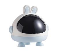 ULIJTH Stylish Trash Can Thickened Space-Saving Open Top For Kitchen Office Compact Desk Waste Collector