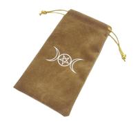 ULIJTH Tarot Divination Tarot Cards Pad Pendulum Tarot Table Cloth Board Game Jewelry Storage Tarots Flannel Bag Card Sleeves Tarot Storage Bag Drawstring Tarot Bag Jewelry Pouches