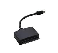 ULIJTH USB3.0 To SATAs 2.5inch External Hard Drive Adapter Converters For HDDs Data Transfer With Two USB A And C Port Multiple OS External Drive Reader