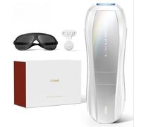 Ulike Air 10 IPL Hair Removal Device, Laser Hair Removal Device Pain-Free Ice Cooling and Permanent Hair Reduction, Dual Lights, Skin Sensor & USHR Mode* for Full Body Treatment, Gift Silver White