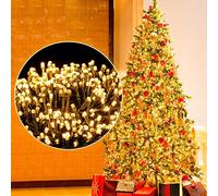 Ulinek Christmas Fairy String Lights, 1000LED 25M Warm White Light | Outdoor/Indoor Decoration Plug in Ambiance Lighting IP44 8 Modes Xmas Lights for Tree Garden Patio Balcony Bedroom