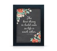 Ulisia Enterprise 70x50cm Black Wooden effect Photo frame, Poster/Picture frames For wall mount/freestanding.Available in verious sizes and colours.