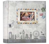 Ulisse Grey 7.5x5 Slip In Photo Album - 200 Photos