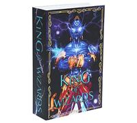 ULIXU Wizard Book Safe with Real Pages, Fantasy Secret Compartment Items Storage Box with 3-Digit Combination Lock, Decorative Hidden Stash Box, Hardcover Safe Box for Money, 9.3"x6.0"x2.3"