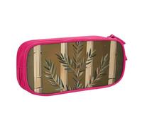 ULKMFFCF Antique Building in Roman and Greek Printed Pencil Case Pen Bag,Pink - Large Capacity Students Stationery Pouch Pencil Box with Zipper for School Office Travel and Makeup