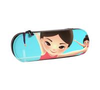 ULKMFFCF Gymnastics Game Printed Hard Shell Pencil Case Pen Bag - PU Leather Students Stationery Pouch Pencil Box for School Office Travel and Makeup
