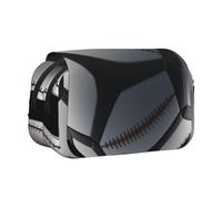 ULKMFFCF Slight Flight Sports Ball Print Double Layer Pencil Case Flip Pen Pouch Organizer for Students, School Supplies, Travel Organizer