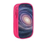 ULKMFFCF Space Spiral Cosmic Energy Printed Cute Pencil Case Pen Bag,Pink - Large Capacity Students Stationery Pouch Pencil Box for School Office Travel Makeup