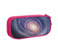 ULKMFFCF Space Spiral Cosmic Energy Printed Pencil Case Pen Bag,Pink - Cute Students Stationery Pouch Pencil Box with Zipper for School Office Travel and Makeup