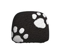 ULKMFFCF Universal Car Seat Headrest Covers with Bear tracks Pattern for Auto Interior Decoration, 1Pcs