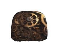 ULKMFFCF Universal Car Seat Headrest Covers with Cool Steampunk Gears Pattern for Auto Interior Decoration, 1Pcs