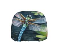 ULKMFFCF Universal Car Seat Headrest Covers with Dragonfly painting Pattern for Auto Interior Decoration, 1Pcs
