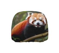 ULKMFFCF Universal Car Seat Headrest Covers with Little Red Panda Pattern for Auto Interior Decoration, 1Pcs