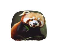 ULKMFFCF Universal Car Seat Headrest Covers with Little Red Panda Pattern for Auto Interior Decoration, 1Pcs