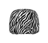 ULKMFFCF Universal Car Seat Headrest Covers with Zebra Print Pattern for Auto Interior Decoration, 1Pcs