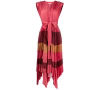 Ulla Johnson pleated stripe dress - Pink 0