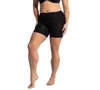 Ulla Popken 799090 Women's Plus Size Plus Size Panties, Shorts, Elasticated Waistband, Black, 66-68