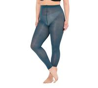Ulla Popken Ladies 60den Tights Leggings, Dark petrol, 48-50