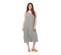 Ulla Popken Women's Sleeves Interlock Dress 829148, Gray, 24-26