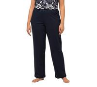 Ulla Popken Large Sizes Women's Sports Trousers Jogging Bottoms, Navy, 45W / 32L