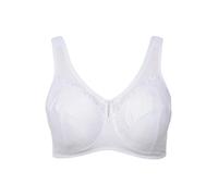 Ulla Popken Women's 598233-59254 Wireless Bra, White (Weiss 20), 52F