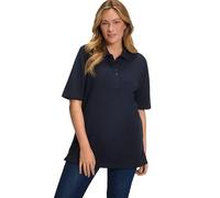 Ulla Popken Women's Basic Poloshirt t Shirts, Marine, 16-18