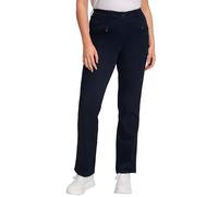 Ulla Popken Women's Basic-Stretchhose Mony Pants, Navy Blau, 58W / 30L