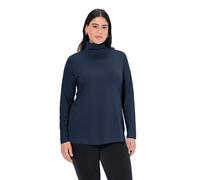 Ulla Popken Women's Basic Polo Shirt T, Blue Black, 24-26