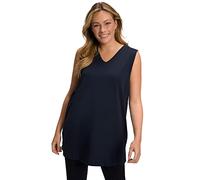 Ulla Popken Women's Basic-V-Top t Shirts, schneeweiß, 40-42