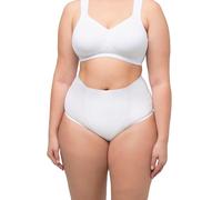 Ulla Popken Women's Bodice Briefs, Body Shaping Insert, high Waist, Shapewear Underwear, Snow White, 28-30