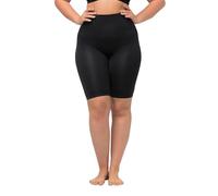 Ulla Popken Women's bodice trousers, knee-length trousers, Black (Schwarz 10), 22 (Manufacturer size: 22+)