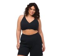 Ulla Popken Women's Bra top, Opaque, Marine, 16-18