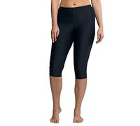 Ulla Popken Women's Capri Swimming Trunks, Blue Navy, 20