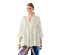 Ulla Popken Women's Chalice Collar Tunic, Snow White, 28 UK/30 UK