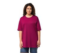 Ulla Popken Women's, Damen, Große Größen, T-Shirt, Rundhals, Dunkler Flieder, 26-28