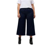 Ulla Popken Women's Denim Culotte Jeans, Schneeweiß, 3XL