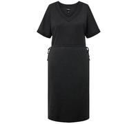 Ulla Popken Women's Dress with Drawstring, A-line 830292, Black, 28-30