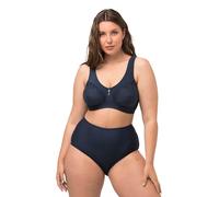Ulla Popken Women's Entlastungs-BH, Cup C-G Bra, Sheer, Midnight Blue, 54G