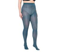 Ulla Popken Women's Essential Mikrofaser-strumpfhose, 60 Den Tights, Dark Petrol, 60-62