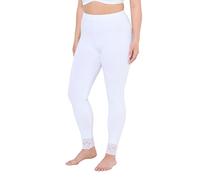 Ulla Popken Women's Lace Trim Leggings Leggings, laceband