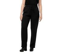 Ulla Popken, Womens Large Size 7/8 Slipon Pants, Black, 24