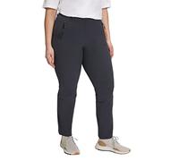 Ulla Popken, Women's Large Size Zip-Off Trousers Adjustable Length Quick Drying Black