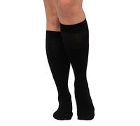 Ulla Popken Women's Mikrofaser-Kniestrümpfe, 40den Socks, Schwarz,