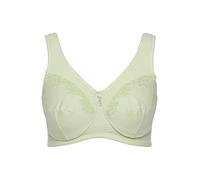 Ulla Popken Women's No Underwire Relief Bra Rhinestone Pendant Cup C-G, Helles Salbei, 48C