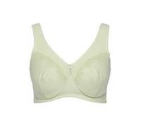 Ulla Popken Women's No Underwire Relief Bra Rhinestone Pendant Cup C-G, Light Sage, 44C