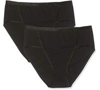 Ulla Popken Women's Jazz Pants Pack of 2 Panties, Black, 58-60