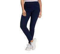 Ulla Popken Women's Plus Size Bengaline Slim Leg Pants Black 26 725371 10-52